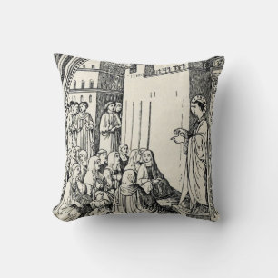 Coussin Saint Étienne le Protomartyr Iconographie d'art fi