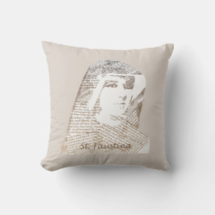Coussin Saint Faustina Kowalska