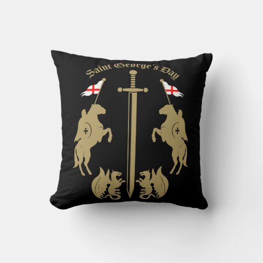 Coussin Saint George's Day (Recto)