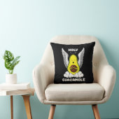 Coussin Saint Guacamole Avocado Vegan drôle de plaisanteri (Chaise)