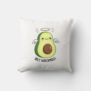 Coussin Saint Guacamole Drôle Goody Avocado Pun