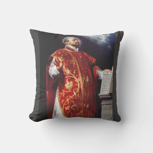 Coussin Saint Ignace de Loyola (Recto)
