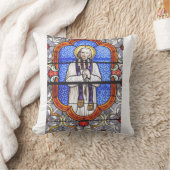 Coussin Saint Jean Vianney Guide de l'âme Premium Impressi (Couverture)