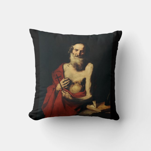 Coussin Saint Jérôme par Jusepe de Ribera (Recto)