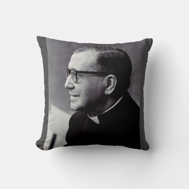 Coussin Saint Josemaria Escriva (Recto)