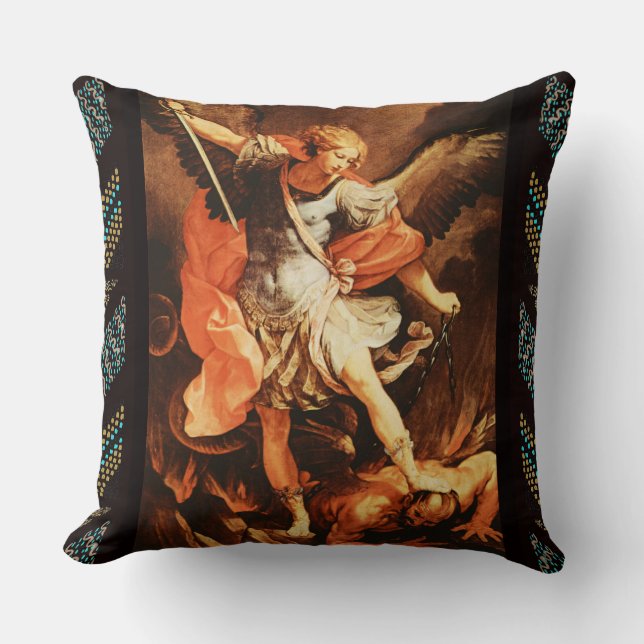 Coussin Saint Michel l'Archange (Recto)