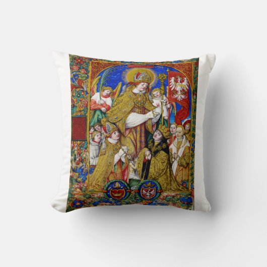 Coussin Saint Stanislas Évêque et Martyr Beaux-Arts (Recto)