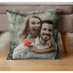 Coussin Saint Valentin amour photo personnalisée