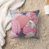 Coussin Saint-Valentin : Chien de taureau, Macarons et Fle (Couverture)