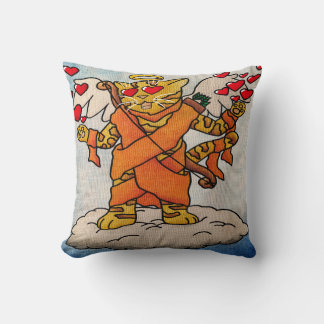 Coussin Saint Valentin Cupid's Love Cat