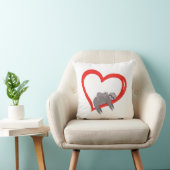 Coussin Saint-Valentin de la paresse, Saint-Valentin des f (Chaise)