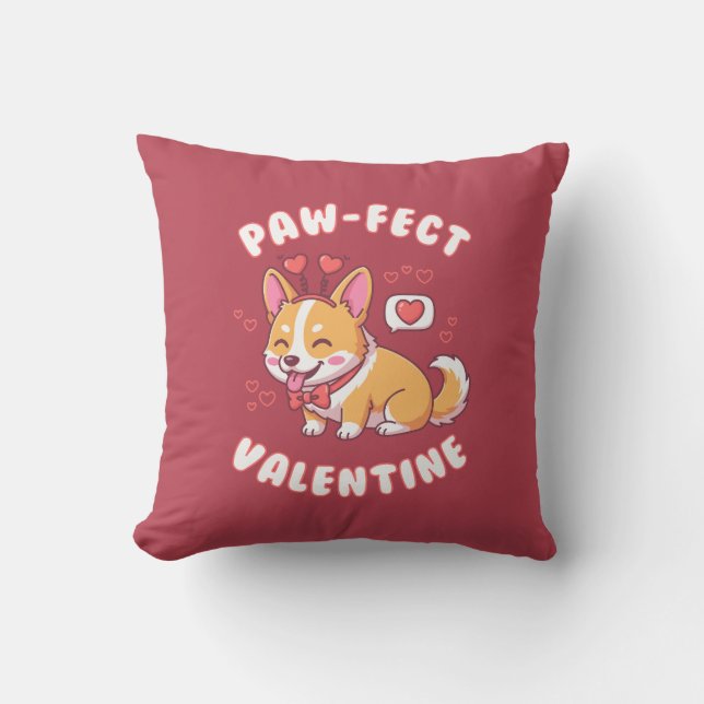 Coussin Saint-Valentin Parfait - Cadeau de Saint-Valentin  (Recto)