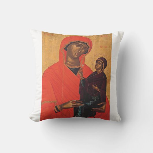Coussin Sainte Anne avec la Vierge Marie (Recto)