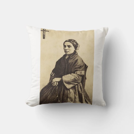 Coussin Sainte Bernadette Soubirous Beaux-Arts (Recto)