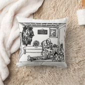 Coussin Sainte Fina fille chrétienne italienne (Couverture)