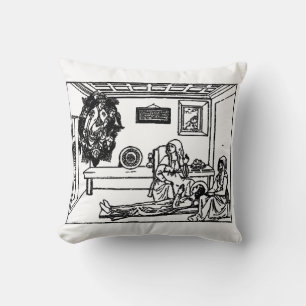 Coussin Sainte Fina fille chrétienne italienne