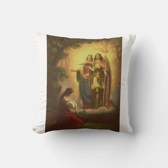 Coussin Sainte Jeanne d'Arc (Recto)