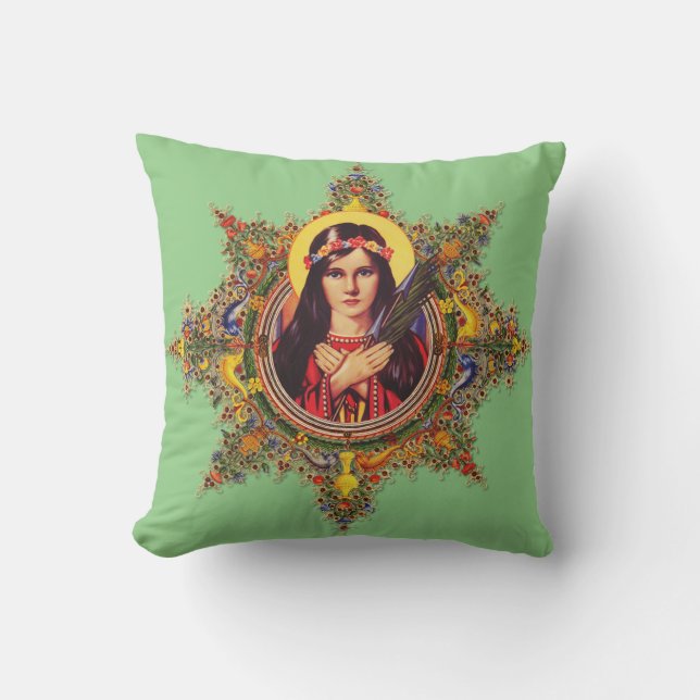 Coussin Sainte Philomena (Recto)