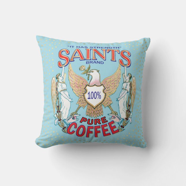 Coussin Saints Café pur (Recto)