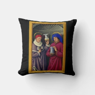 Coussin Saints Cosmas et Damian par Jean Bourdichon