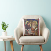 Coussin Saints Cyrille et Méthode Apôtres des Slaves (Chaise)
