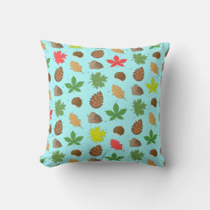 Coussin Saison Automnale Colorée - Motif Naturel