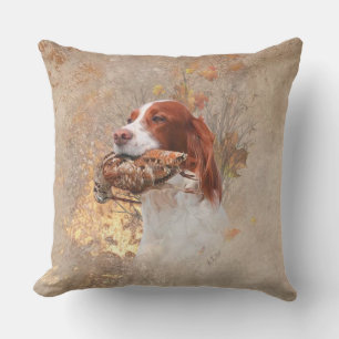 Coussin Saison de chasse à la bécasse