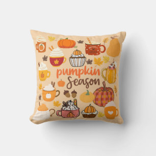 Coussin Saison de la citrouille épicée