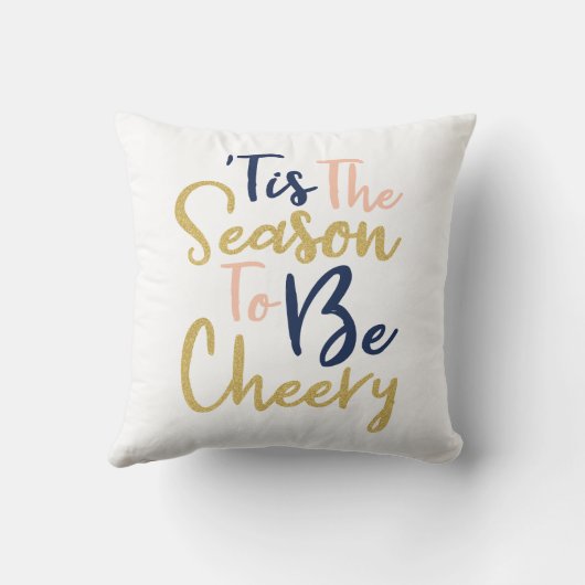 Coussin Saison D'Être Gourmande | Écriture manuscrite tend (Verso)