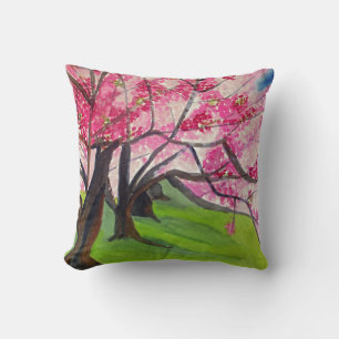Coussin Sakura Cherry Blossom Art Japonais