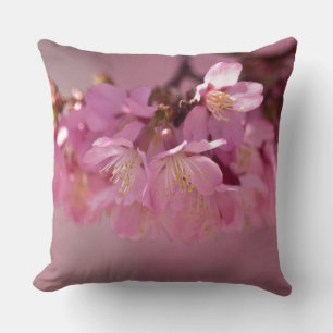 Coussin Sakura Cherry Blossoms Delicate Pink Bouquet