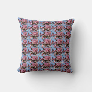 Coussin Sakura en fleur rose