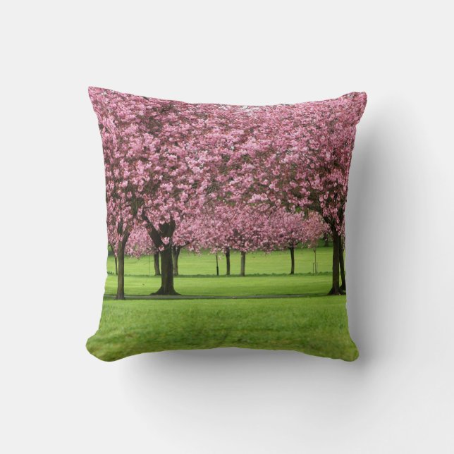 Coussin Sakura Trees (Recto)