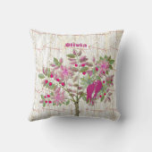 Coussin Salle de fille personnalisée Croisée Arrow Deer (Verso)