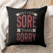 Coussin Salle De Fitness Gym Mieux Rire Désolé De Dire (Couverture)