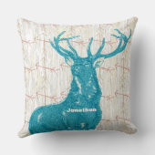 Coussin Salle de garçon personnalisée Croisée Arrow Deer (Verso)
