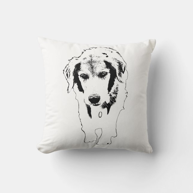 Coussin Salle d'hiver, pas feutrés (Recto)