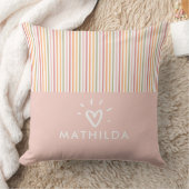 Coussin Salle pour enfants à rayures moderne (Couverture)