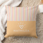 Coussin Salle pour enfants à rayures moderne (Couverture)