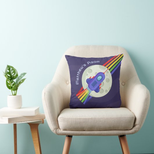 Coussin Salle pour enfants Rainbow Space Rocket (Chaise)