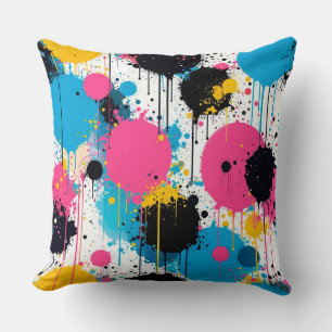 Coussin Salon Coloré Abstrait 🎨