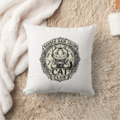 Coussin Salon de coiffure pour hommes Chat drôle Graphique (Couverture)