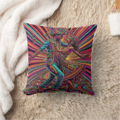 Coussin Salsa psychédélique Tango Danser Art (Couverture)