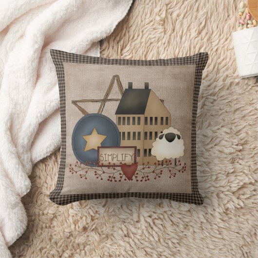 Coussin Saltbox House Jaune - Simplification - Pays Primit (Couverture)
