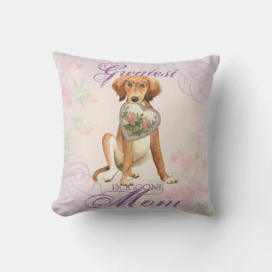 Coussin Saluki Heart Mom