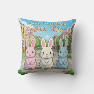 Coussin Salutations de la fête de Pâques