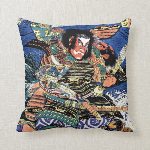 Coussin samouraï, le guerrier oriental légendaire du Japon