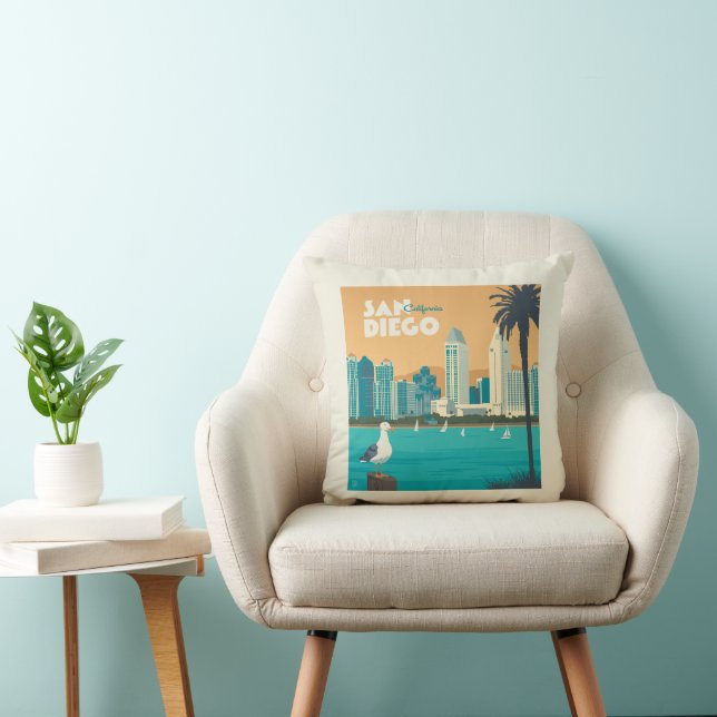Coussin San Diego, Californie (Chaise)