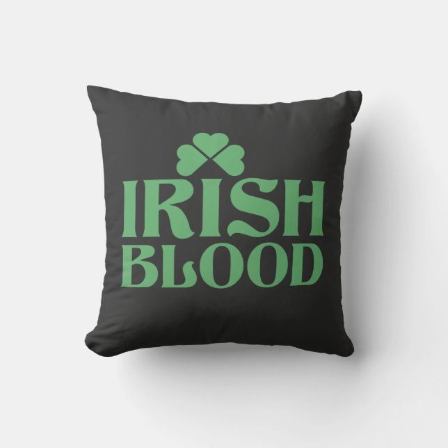 Coussin Sang irlandais  (Recto)