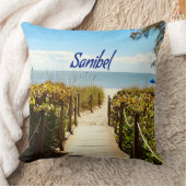 Coussin Sanibel Island Floride Plage Océan (Couverture)